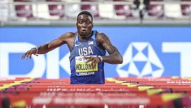 ABD'li Holloway, 27 yıllık dünya rekorunu kırdı