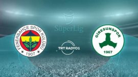 Fenerbahçe'nin konuğu Giresunspor