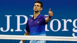 Novak Djokovic ABD Açık'ta çeyrek finale yükseldi
