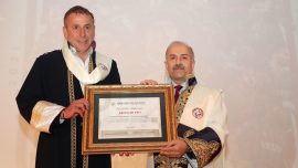 Abdullah Avcı'ya fahri doktora unvanı verildi