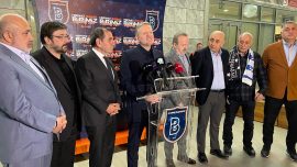 TFF ve kulüp başkanları Başakşehir'de 'Omuz Omuza'